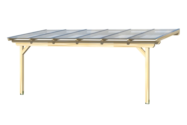 Skan Holz Terrassendach Ancona Leimholz o. Mittelpfosten 648 cm