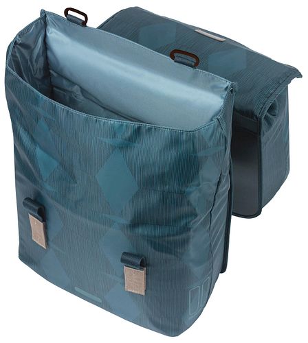 Basil Elegance MIK Doppeltasche blau