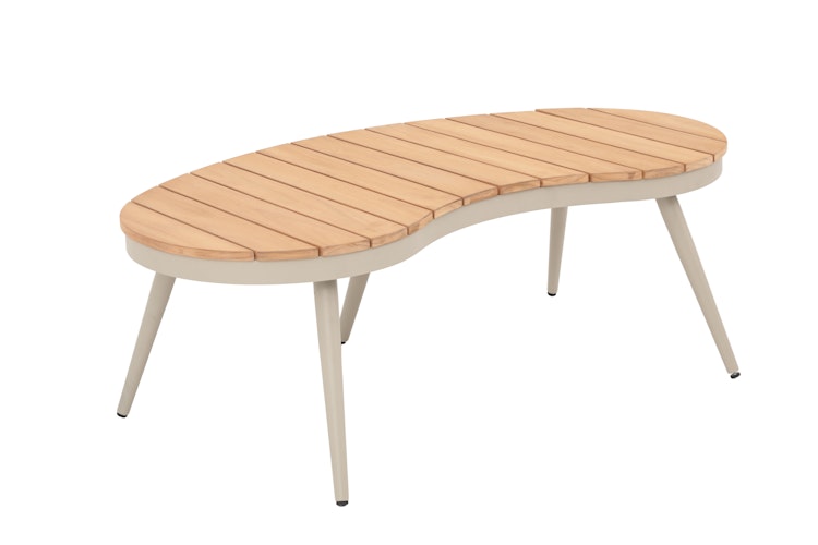 Garden Pleasure Lounge-Gruppe TULUM, Alu Sandbeige / Nonwood / Rope Beige / Kissen 100 % Polyester Beige