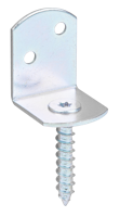 Alberts® Flechtzaunhalter L-Form H x B 83x32 mm VE 24 St. 