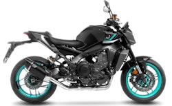 LEOVINCE Schalldämpfer Komplettanlage mit Katalysator SBK LV-14 R Black Edition für Yamaha MT09 und XSR