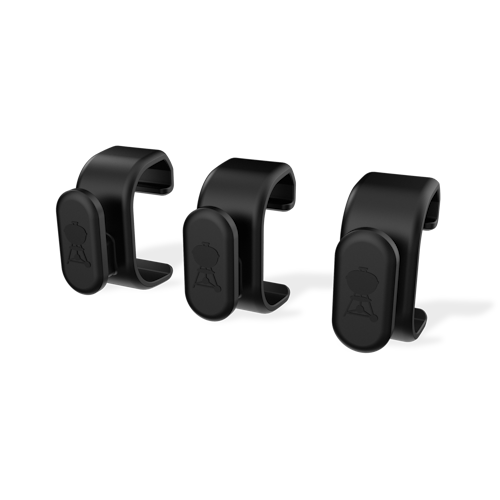 Weber WORKS Besteckhaken-Set, 3 Stück - einhängbar für Slate / Spirit