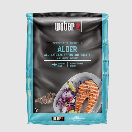 Weber Holzpellets 100 % natürlich Erlenholz 8 kg
