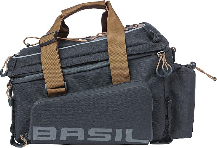 Basil Miles XL Pro Gepäckträgertasche schwarz black slate