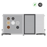 TraumGarten SYSTEM / DESIGN Alu Doppeltor auf Maß mit E-AntriebZubehörbild