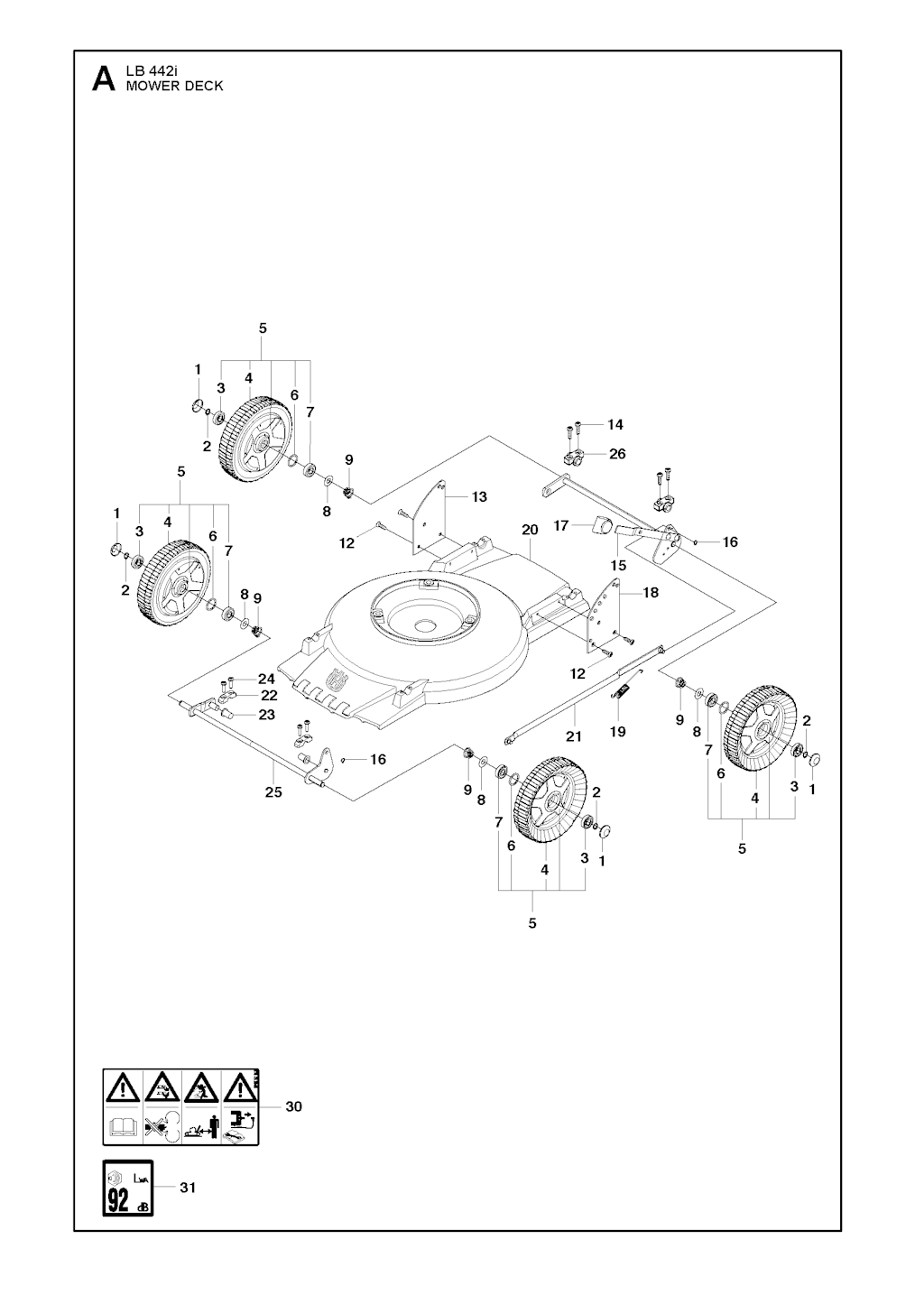Explosionszeichnung Ersatzteile