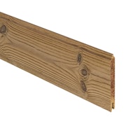 TraumGarten SYSTEM Holz Thermo Massiv Einzelprofil 14 x 2 x 178 cm