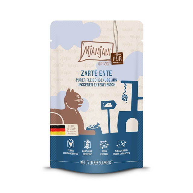 MJAMJAM Quetschies PUR 125g Beutel KatzennassfutterVorschaubild
