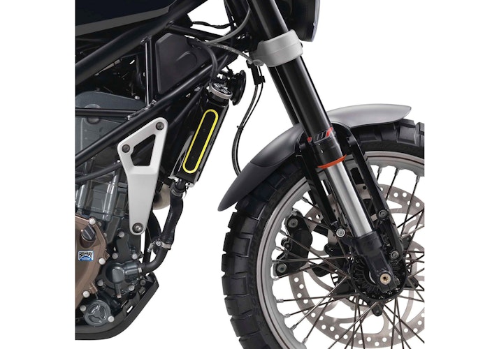 BODYSTYLE Kotflügelverlängerung vorne ABS Kunststoff schwarz-matt für HUSQVARNA Svartpilen 125, Svartpilen 401, Vitpilen 125, Vitpilen 401