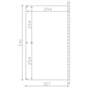 Vorschaubild Skan Holz Aluminium Terrassenüberdachung Garda Breite 541 cm