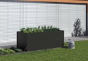 Vorschaubild KGT Aluminium Hochbeet 210 - Profile anthrazit - B2,05 x T0,91 x H0,77 m - 1185 l