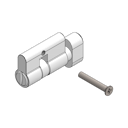 Vorschaubild Griffwerk WC-Knaufzylinder -Kaschmirgrau PZ, f. Schlossgegenseite EN-Norm -für Glasschlösser 21|26mm