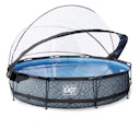 Vorschaubild Exit runder Rahmenpool mit Kartuschenfilteranlage und Sonnendach