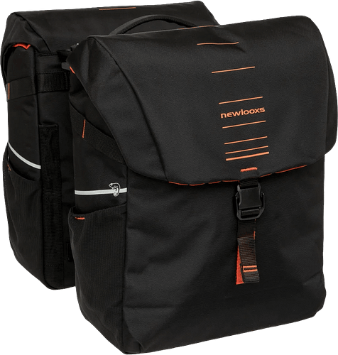 New Looxs Doppeltasche Vigo Double schwarz / orange / orange