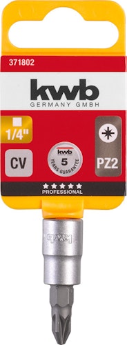 kwb Steckschl-Bit 1/4" x PZ 2 SB 371802