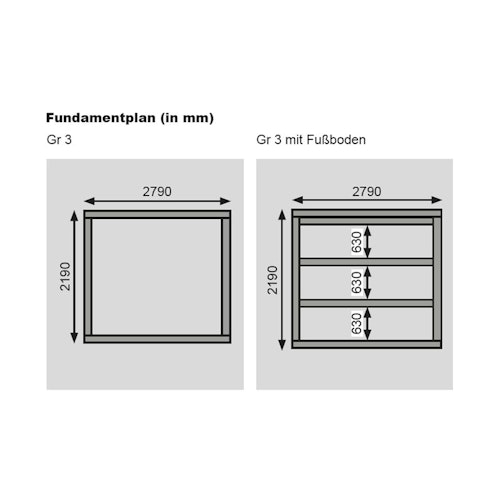Karibu Woodfeeling Gartenhaus Bastrup 3 naturbelassen - 28 mm