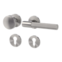 Vorschaubild Griffwerk Wechselgarnitur VAYA 136 ARIS fast2fix Fast2Fix Rosetten rund Knopf R2 Samtgrau R