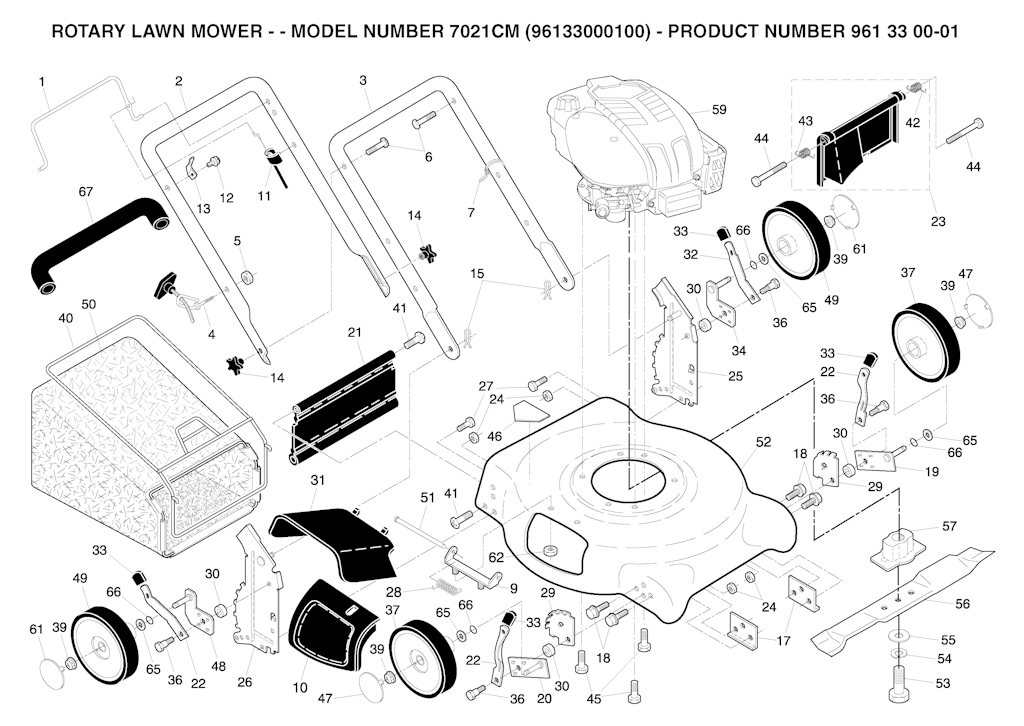 Explosionszeichnung Ersatzteile
