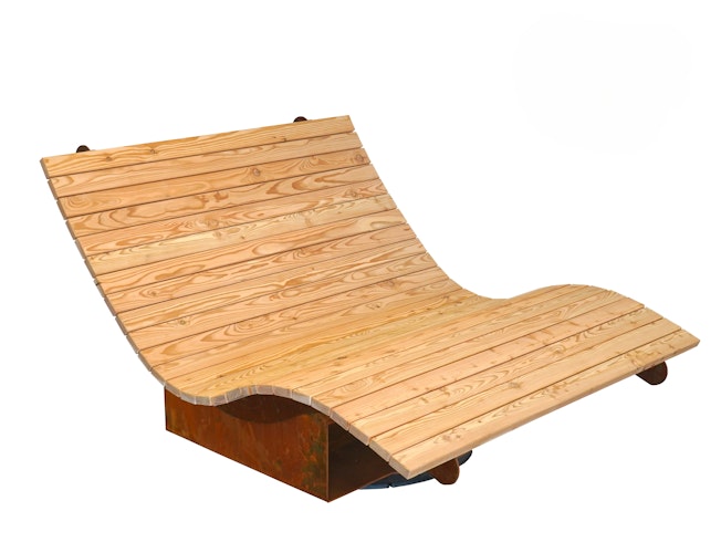 Badeko Doppelliege „Venlo“ inkl. Standfuß