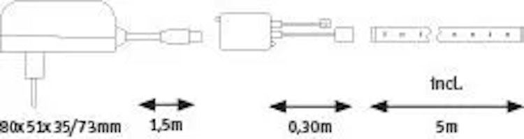 Paulmann FlexLED LED Strip 3D LED Strip 3D 5m