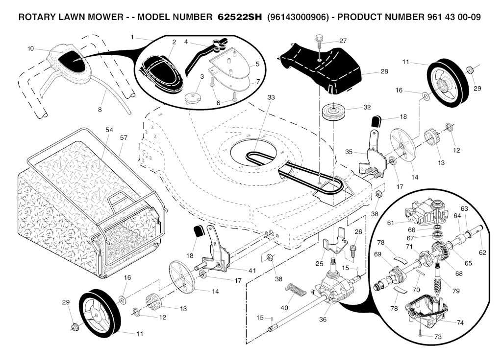 Explosionszeichnung Ersatzteile