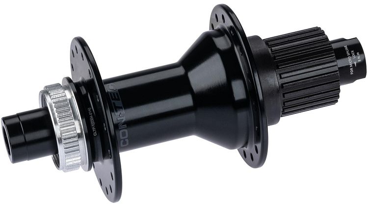 CONTEC Hinterradnabe Core CL 142 mm schwarz 12-fach Shimano Micro Spline, ca. 397 g