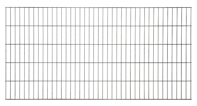 dz Zaunset BLACKY 5/4/5 Pfosten BL mit Edelstahlplättchen