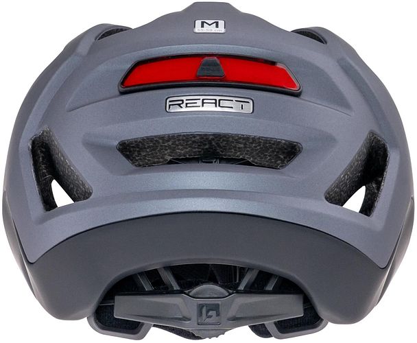 Victoria Helm React LED grau,schwarz