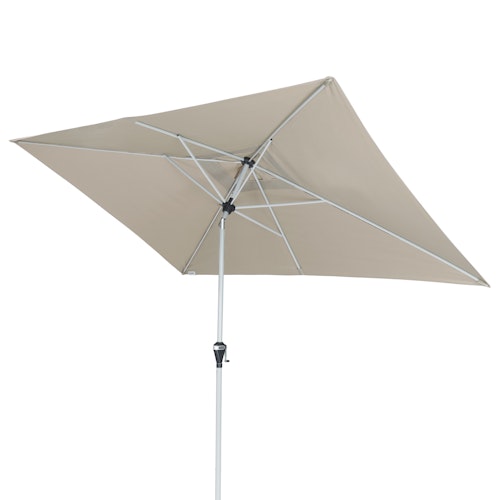 doppler Mittelmastschirm ACTIVE 300 x 200 Auto-Tilt, Aluminium Silber / Polyester 180 g/m²