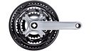 Vorschaubild Messingschlager Kettenradgarnitur 28/38/48 Zähne 170 mm schwarz,silber
