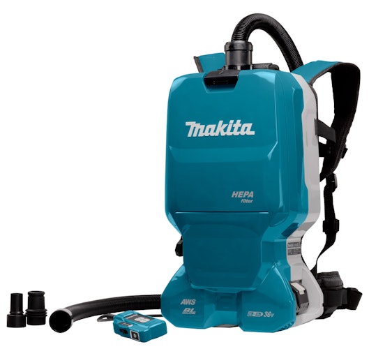 Makita Akku-Rucksackstaubsauger DVC665ZU