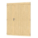 Vorschaubild Skan Holz Doppeltür für Carports/Gartenhäuser Rahmenaußenmaß 148 x 198 cm