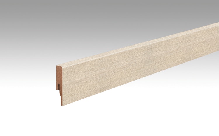MEISTER Fußleiste Profil 20 PK Eiche Lakeside 6990 für Designböden - 2380 x 60 X 16 mm