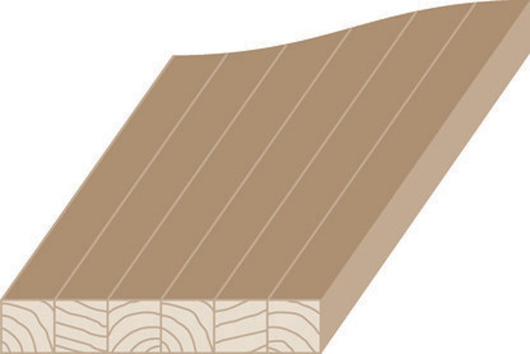 OSMO Hobby Naturwuchs Leimholz nordische Fichte mit durchgehenden Lamellen 18 mm