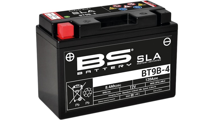 BS-Battery Batterie BS-Battery, SLA, versiegelt, Batterie "YT9B-4" ETN: 509 902 008