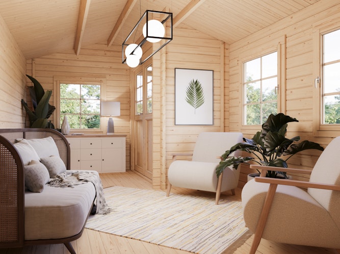 Palmako Gartenhaus Susanna 12,4 m² - 44 mm