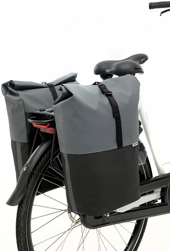 New Looxs Doppeltasche Nyborg Double grau/schwarz dark grey black MIK