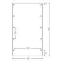 Vorschaubild Skan Holz Caravan-Carport Friesland 397x708 cm mit erhöhter Einfahrt