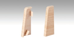 MEISTER Endkappen Fußleiste Profil 3PK (je 1 Stk. L|R / VPE)  Ahorn 2009