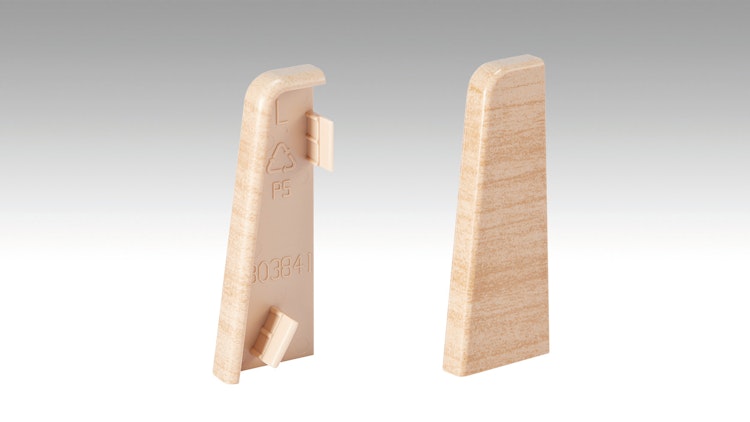 MEISTER Endkappen Fußleiste Profil 3PK (je 1 Stk. L|R / VPE)  Ahorn 2009