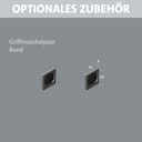 Vorschaubild Flexo Griffmuschelpaar Quadratisch / RUND