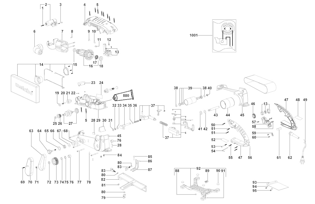 Explosionszeichnung Ersatzteile