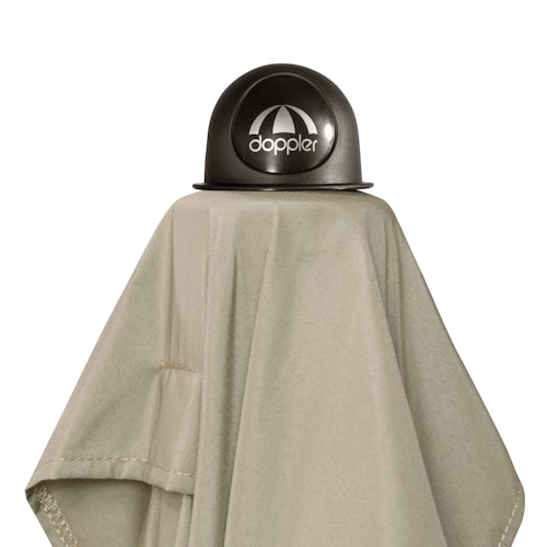 doppler Mittelmastschirm ACTIVE 300 x 200 Auto-Tilt, Aluminium Silber / Polyester 180 g/m²