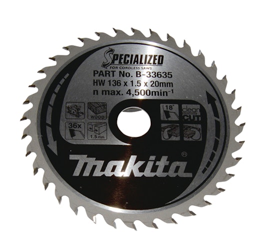 Makita SPECIALIZED Sägeb.136x20x36Z B-33635