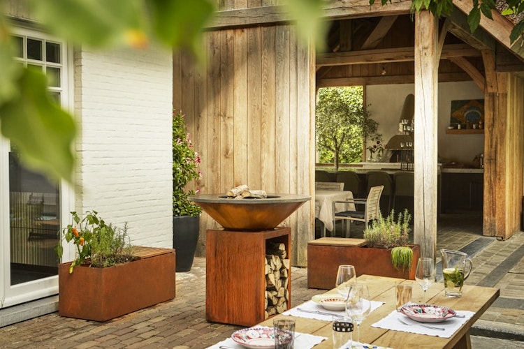 OFYR Plancha Grill Classic Storage Corten 100