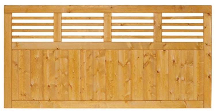 BM Serie Linear Zaunfeld 180x90 cm