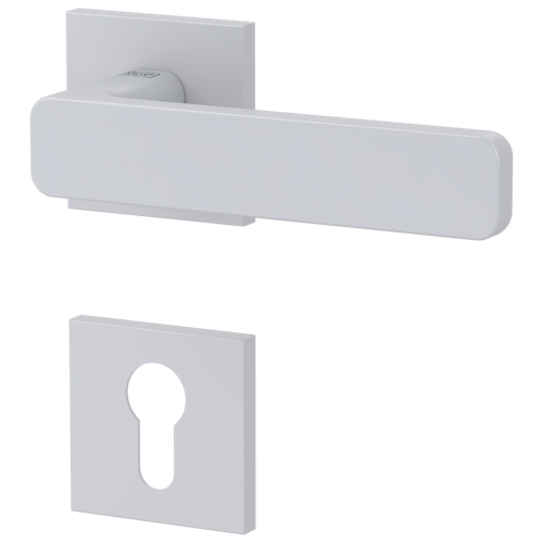 Griffwerk VAYA 265 MINIMAL MODERN fast2fix  Fast2Fix Rosetten eckig Profilzylinder Seidenweiß