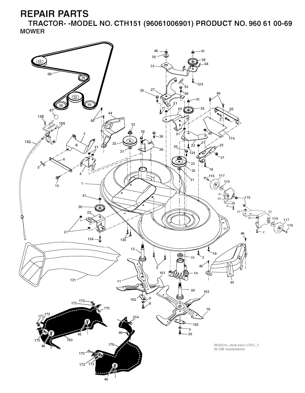 Explosionszeichnung Ersatzteile