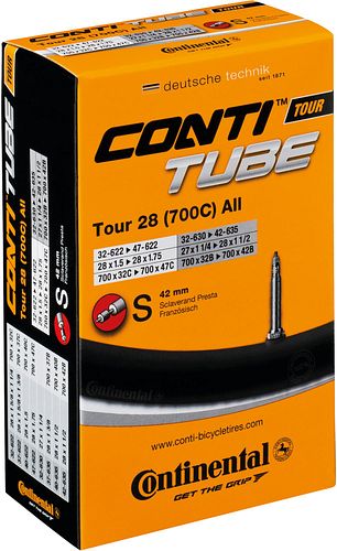 Continental Schlauch Tour All 28 Zoll Sclaverandventil Sclaverandventil 42 mm