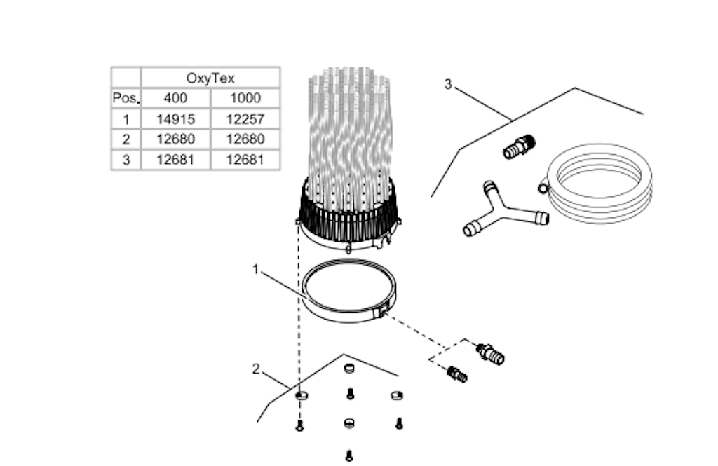 Explosionszeichnung Ersatzteile